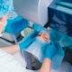 Patient and doctor getting ready for a laser eye procedure to enhance vision.